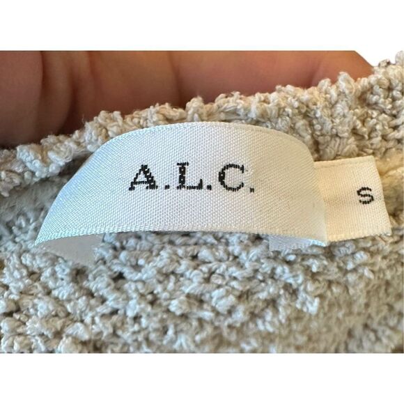 ALC Sleeveless Popcorn Silk Fringe Boho Size Small - Picture 3 of 9